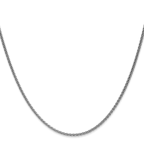 Leslie's 14K White Gold 1.65mm Spiga Chain