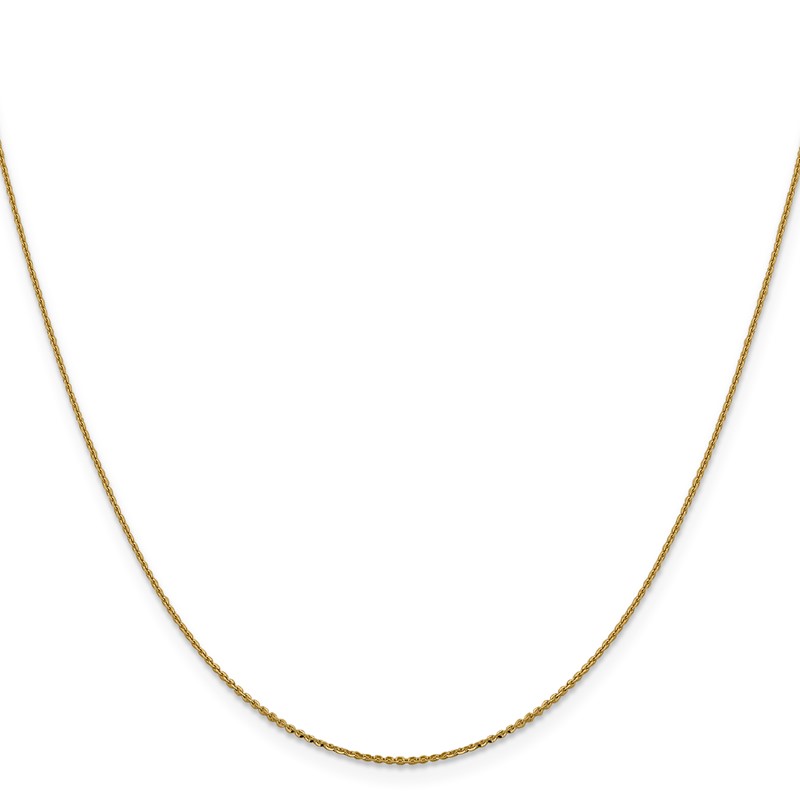 14K 1.0 mm D/C Cable Chain