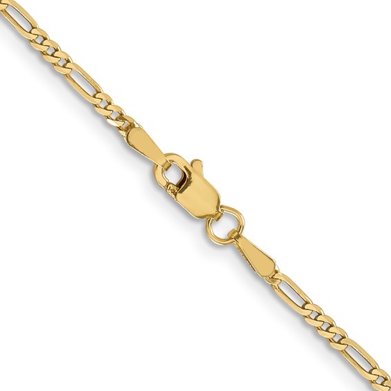 Leslie's 14K 1.8mm Flat Figaro Chain