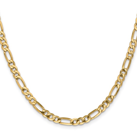 Leslie's 14K 5mm Flat Figaro Chain