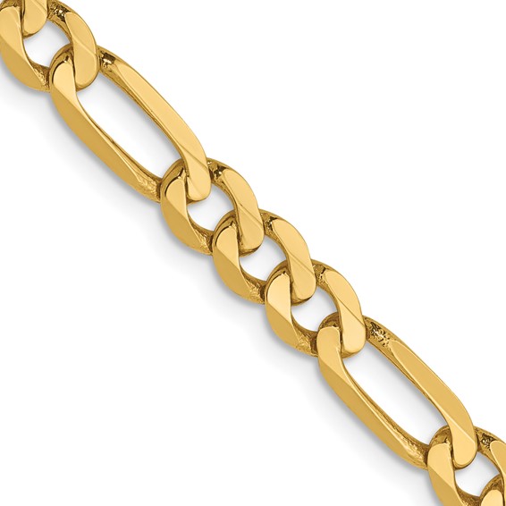 Leslie's 14K 5mm Flat Figaro Chain