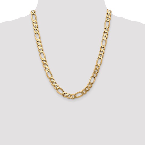 Leslie's 14K 8.75mm Flat Figaro Chain