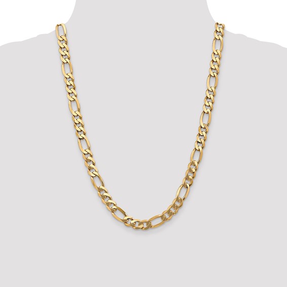 Leslie's 14K 8.75mm Flat Figaro Chain