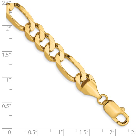 Leslie's 14K 8.75mm Flat Figaro Chain