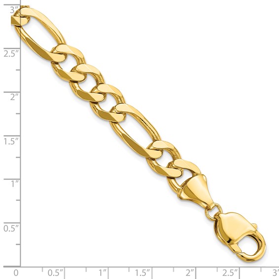 Leslie's 14K 10mm Flat Figaro Chain