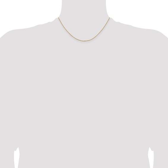 Leslie's 14K 1.05mm D/C Cable Chain