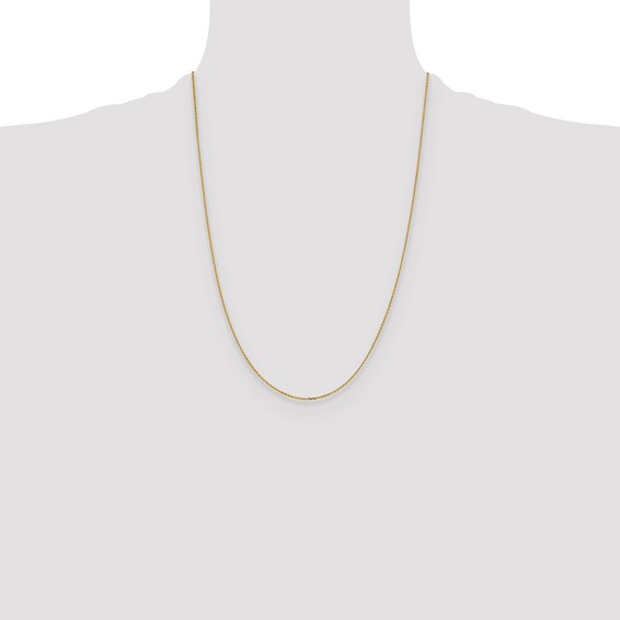 Leslie's 14K 1.05mm D/C Cable Chain