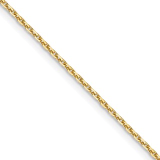 Leslie's 14K 1.05mm D/C Cable Chain