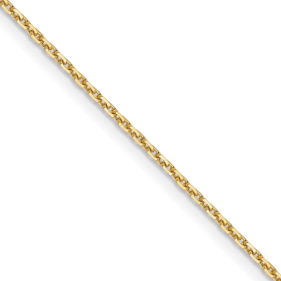 Leslie's 14K 1.05mm D/C Cable Chain