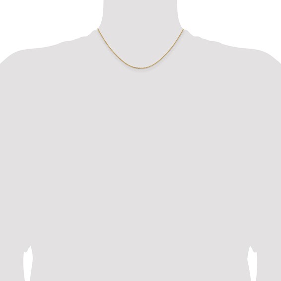 Leslie's 14K 1.4mm D/C Cable Chain