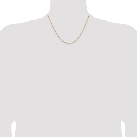 Leslie's 14K 1.4mm D/C Cable Chain