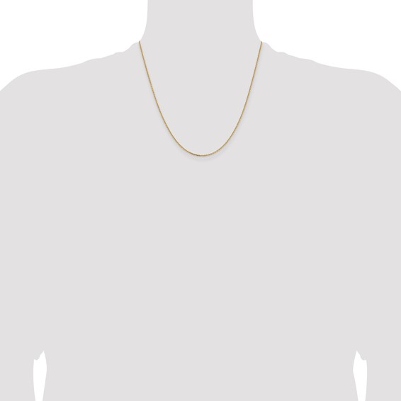 Leslie's 14K 1.4mm D/C Cable Chain