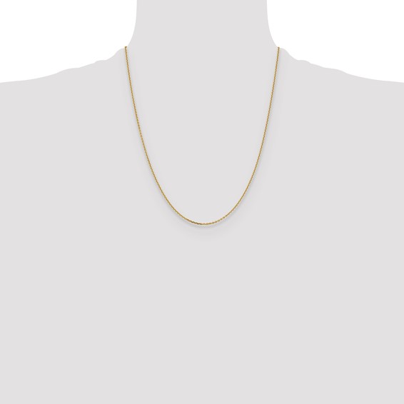 Leslie's 14K 1.4mm D/C Cable Chain