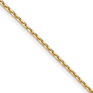 Leslie's 14K 1.4mm D/C Cable Chain