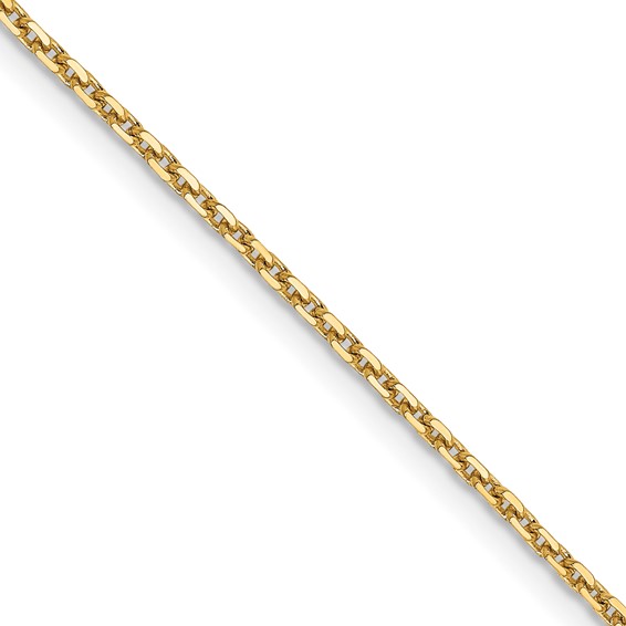 Leslie's 14K 1.4mm D/C Cable Chain
