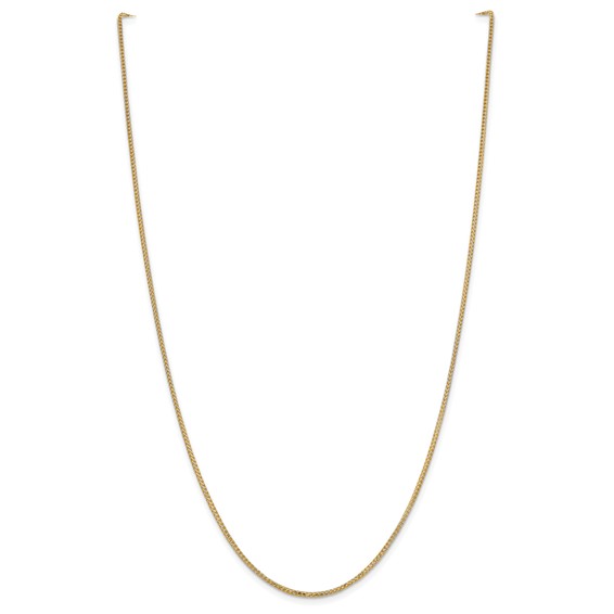 Leslie's 14K 1.5mm  Rhodium-plated Spiga Chain