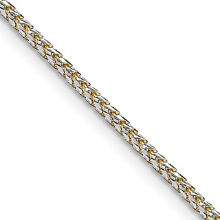 Leslie's 14K 1.5mm  Rhodium-plated Spiga Chain