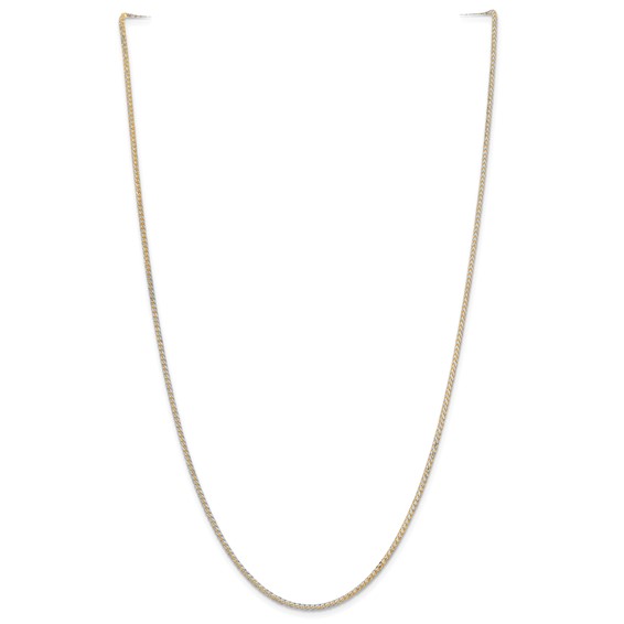 Leslie's 14K 1.85mm Rhodium-plated Spiga Chain