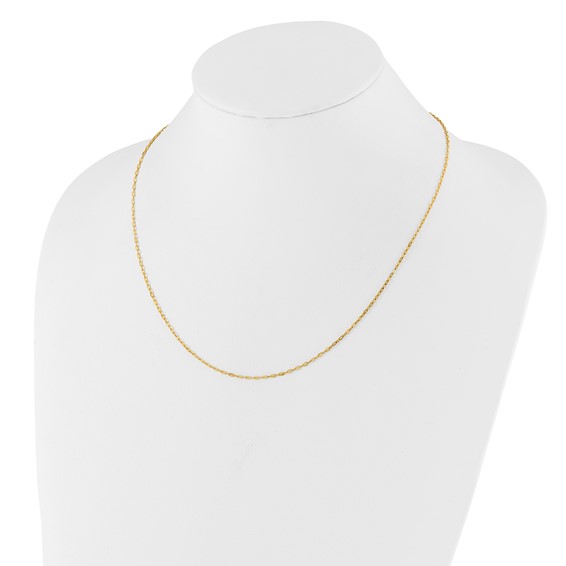 Leslie's Gold Elongated Flat Cable Adjustable Chain