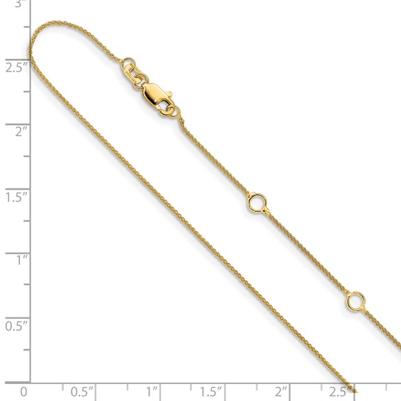 Leslie's Gold Spiga Adjustable Chain
