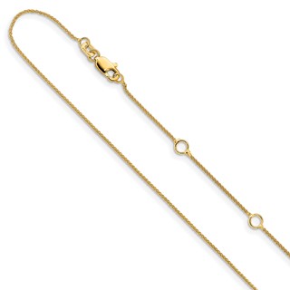 Leslie's Gold Spiga Adjustable Chain