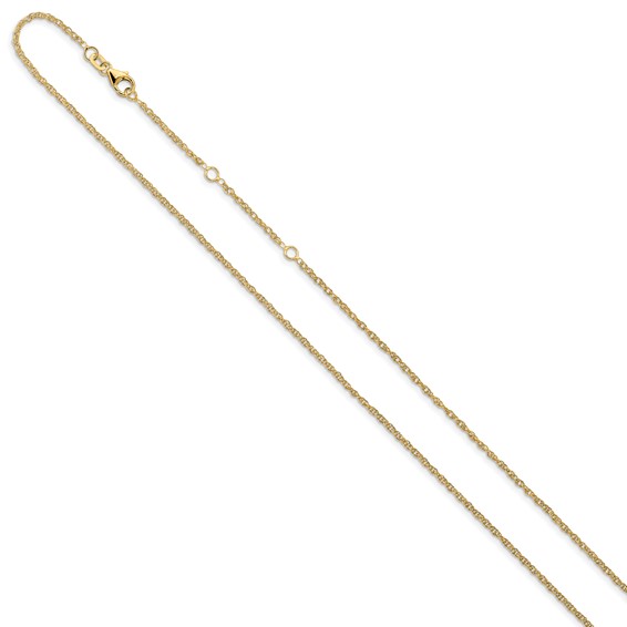 Leslie's (10K & 14K) Loose Rope Adjustable Chain