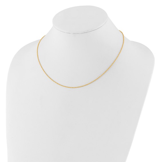 Leslie's (10K & 14K) Loose Rope Adjustable Chain