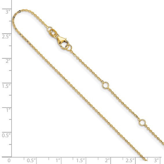 Leslie's Gold  Flat Cable Adjustable Chain