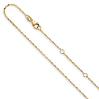 Leslie's Gold  Flat Cable Adjustable Chain