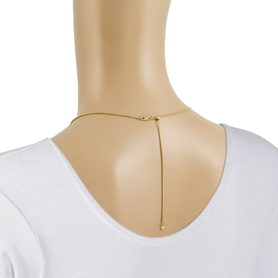 Leslies 14K Round Box Adjustable Round Chain