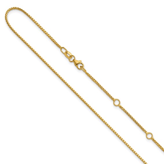 Leslie's (10K & 14K) Franco Adjustable Chain