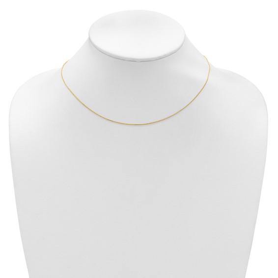 Leslie's Gold Diamond-Cut Spiga Adjustable Chain