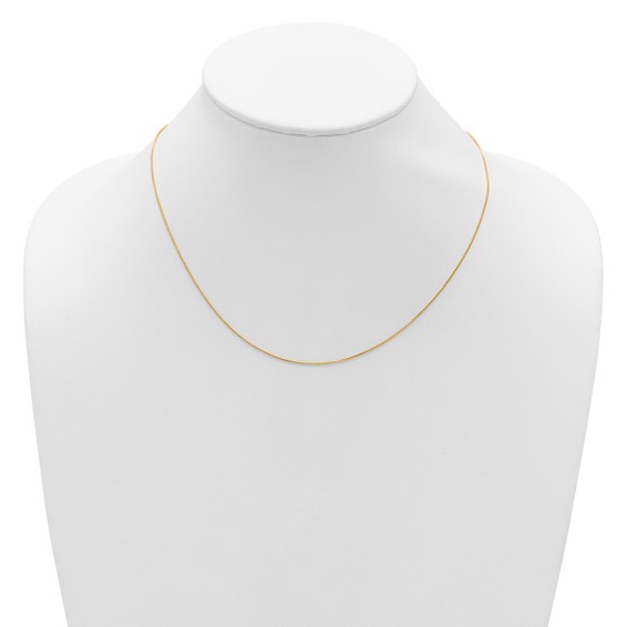 Leslie's Gold Diamond-Cut Spiga Adjustable Chain