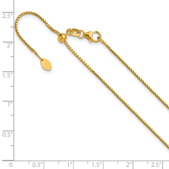 Leslie's 14K Franco Adjustable Chain