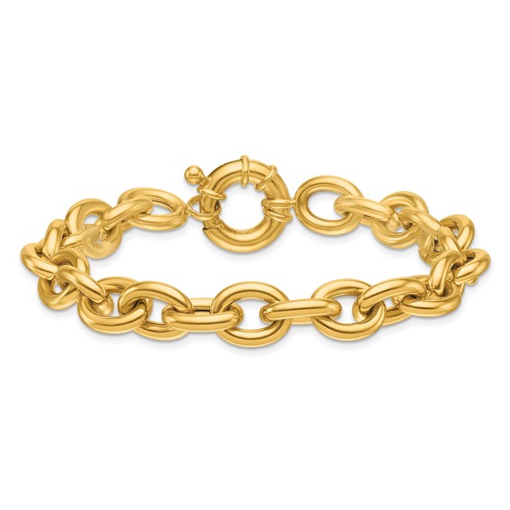 HERCO Gold Oval Link Bracelets