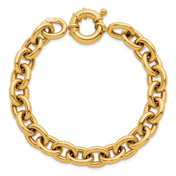 HERCO Gold Oval Link Bracelets