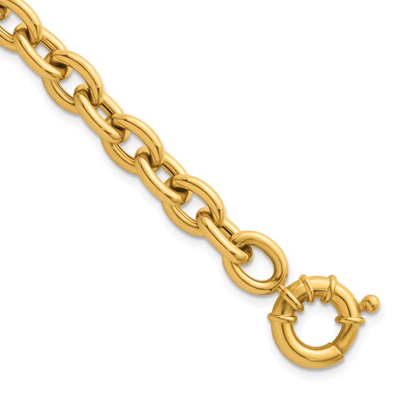 HERCO Gold Oval Link Bracelets