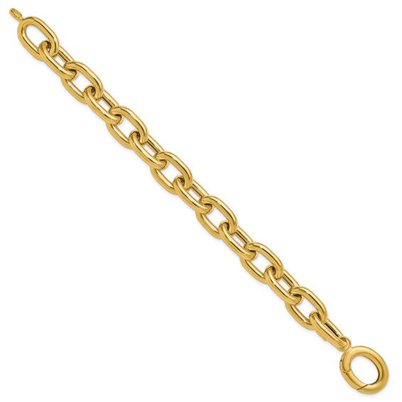 HERCO Gold 12mm Open Link Cable Bracelets