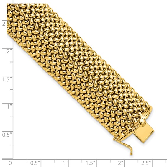 HERCO Gold Mesh Bracelets