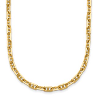 Herco 14K Polished 4.2mm Solid Anchor 22 Inch Chain