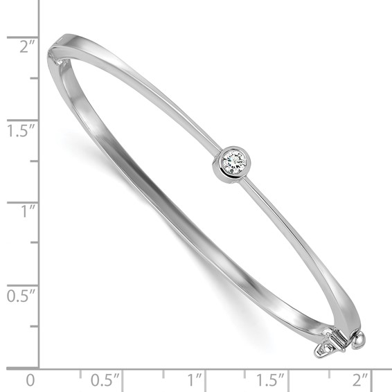 HERCO Gold Diamond Hinged Bangles