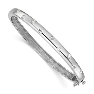 HERCO Gold Diamond Hinged Bangles