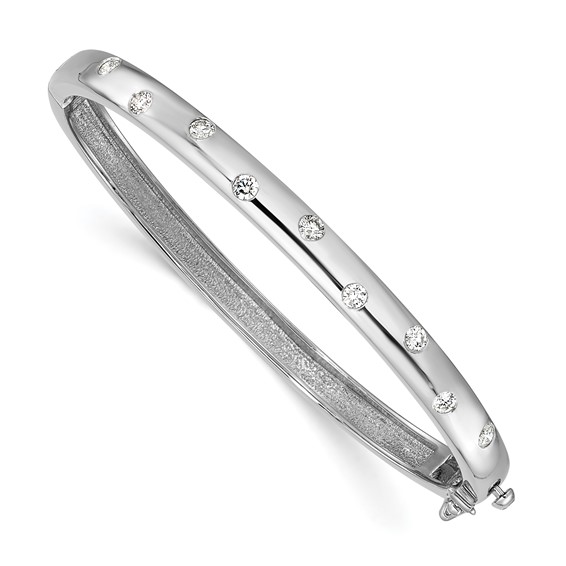 HERCO Gold Diamond Hinged Bangles