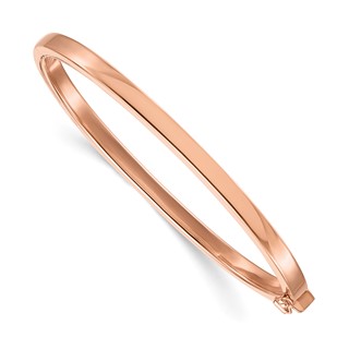 HERCO Gold Hinged Flat Bangles