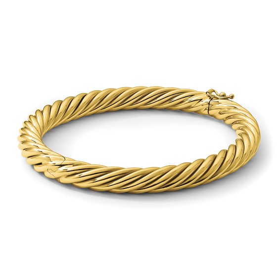 HERCO Gold 6.7mm Spiral Bangles
