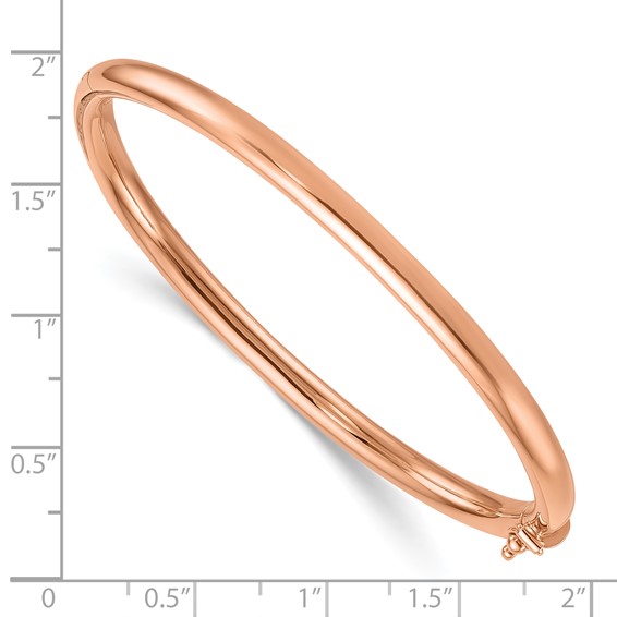 HERCO Gold Hinged Tube Bangles