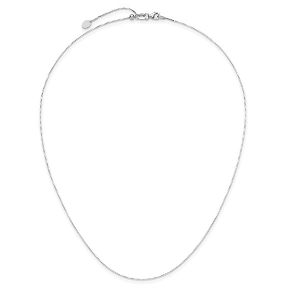 HERCO Gold 0.6mm Box Chain Adjustable Necklaces