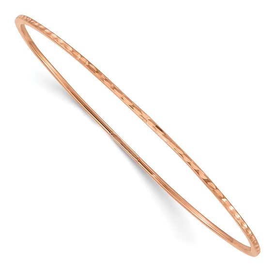 Herco 14K Gold Slip-on Diamond-cut