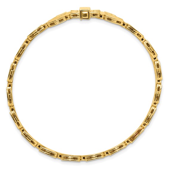 HERCO Gold Reversible Satin/Polished Bracelets