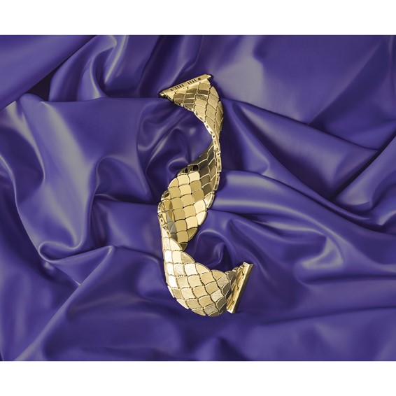 HERCO Gold Reversible Satin/Polished Bracelets